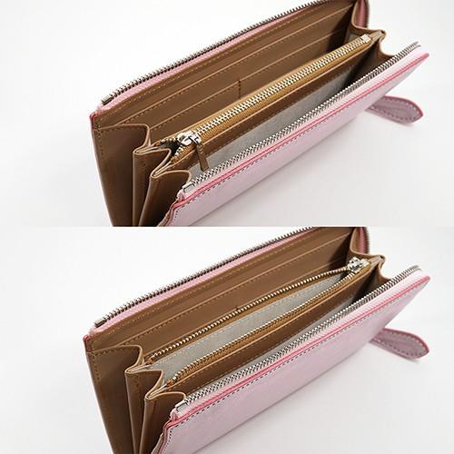 イタリアンキップ 本革 L字ファスナー型 長財布 キラキラ 可愛い
