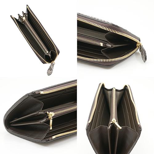 イタリアンパイソン 本革 L字ファスナー 長財布 |  | 03