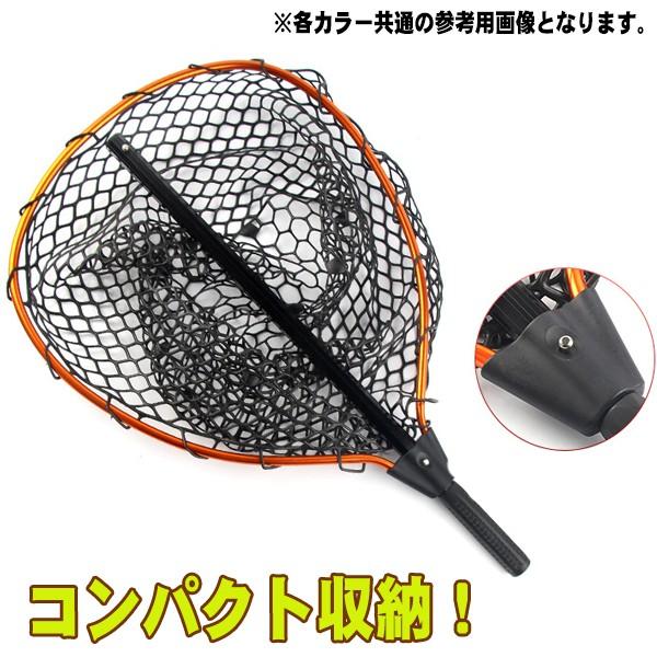 コンパクト収納 全長107cm ラバーランディングネット ネット最深部約30cm カラビナ 持ち手部分取り外し可能 釣り フィッシング たも 網 ネット２赤 Zero Net2 Zeroドットコム Yahoo 店 通販 Yahoo ショッピング