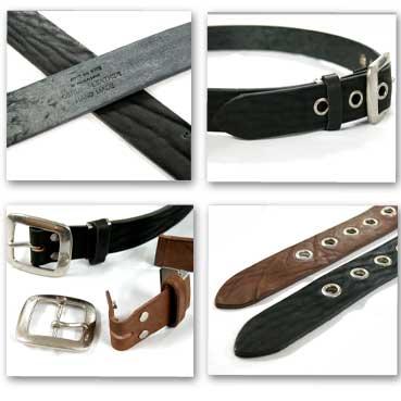 ワンオンワンショルダーレザースクエアバックルアイレットベルト ウェスタンベルト日本製 |  | 01