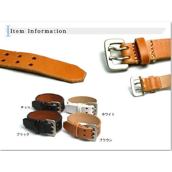 レザー革 ブレスレットダブルピンレザー革 ブレスAL日本製 |  | 01