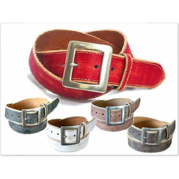 ベルト メンズ カジュアルスクエアバックルブラストベルト日本製 | 