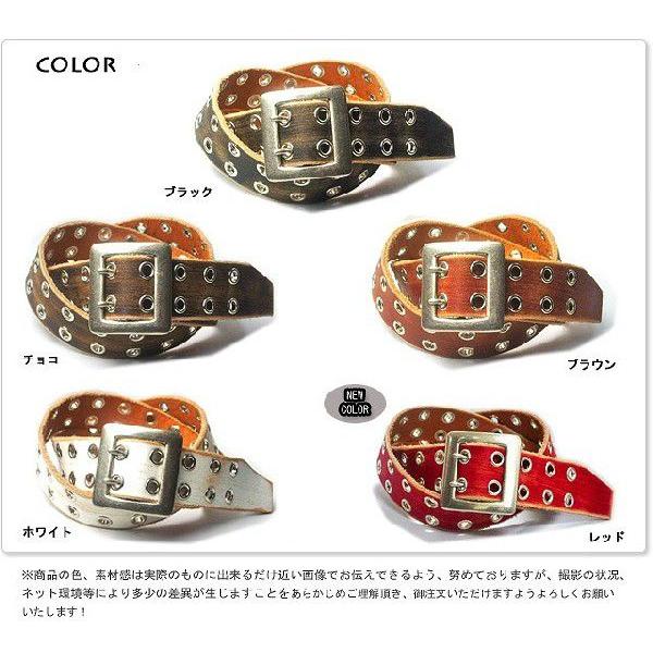 二つ穴ベルト メンズ 通販ダブルピンアイレットベルト日本製 |  | 02