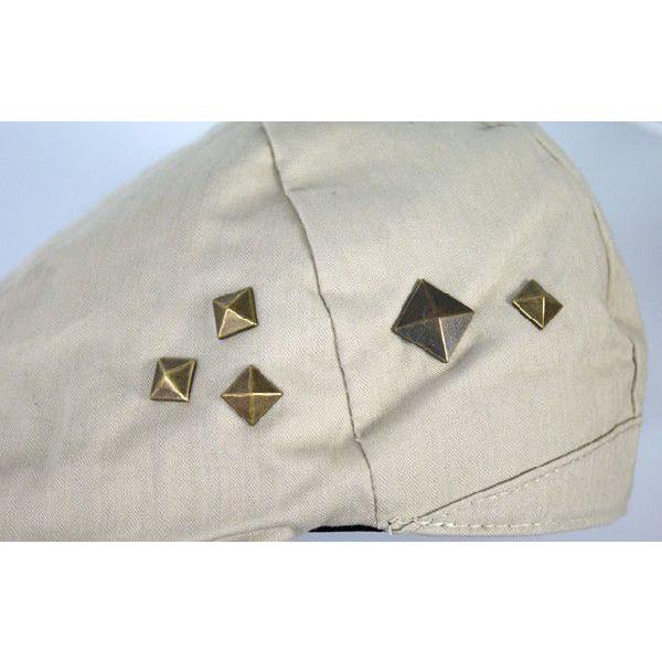 再入荷アンティーク調ゴールドスタッズハンチング帽子 メンズ帽子 レディース帽子 ハット キャップ ニット帽 通販 |  | 03