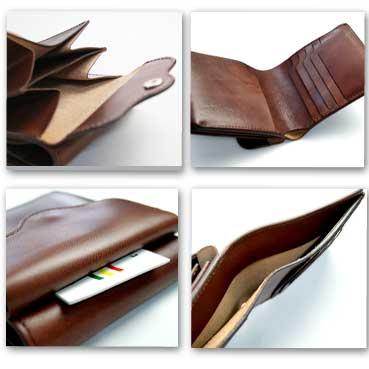 財布 折財布 革 ガロン サンピラー 2つ折りサドルレザーウォレット 外銭タイプ折財布 ガロン 日本製 |  | 01