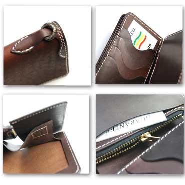 財布 折財布 革 ガロン サンピラー 後染め2つ折りサドルレザーウォレット折財布 ガロン 日本製 |  | 01