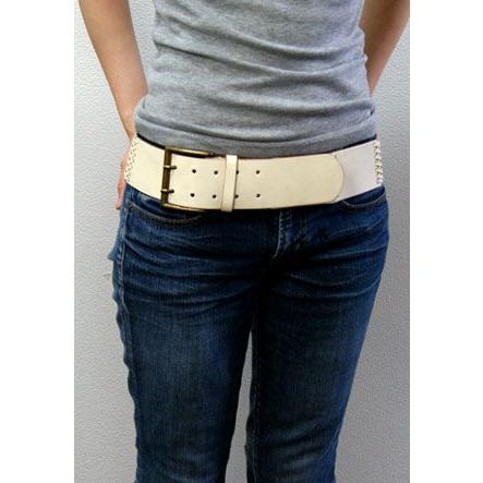 ワンオンワンセレクト レザーワイドベルト |  | 01