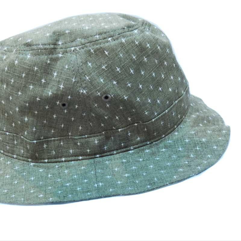 ハット 帽子 ガロン ドビースター柄コットンハット 日本製 |  | 05