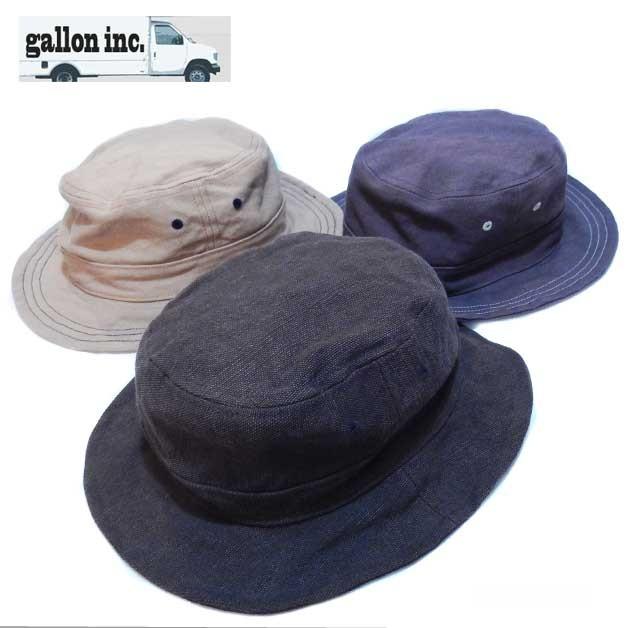 ハット 帽子 ガロン 厚手のキャンバスワークハット 日本製 | 