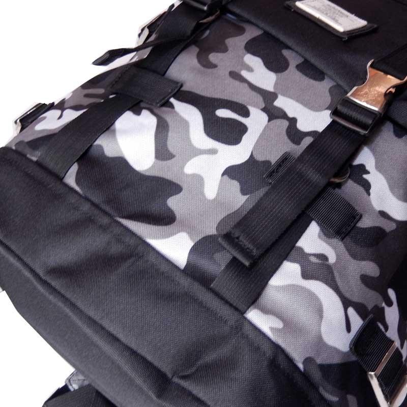 通学 高校生 braction ポリキャン かわいい レディース メンズ 大容量 大きめ 通勤用 リュック マザーズバッグ 大人 かばん 背面ファスナー 迷彩 メタルバックル |  | 03