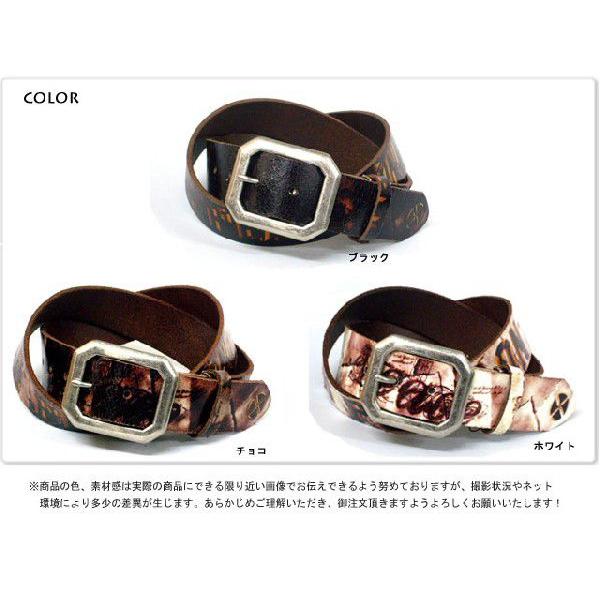 ベルト メンズクラッキングレザー革 ベルト NOWAR ウェスタンベルト |  | 02