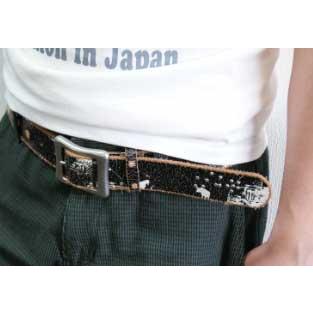 ベルト メンズ 通販レクタングラーバックルクラッキングスタッズベルト スタッズベルト |  | 01