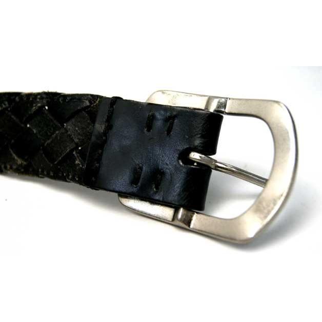 ベルト 通販 カジュアル 優しいつやのソフトなリアルレザーメッシュベルト |  | 04