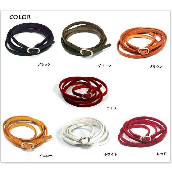 レザーアクセサリー ブレスレットストリングオイルレザーブレス |  | 02