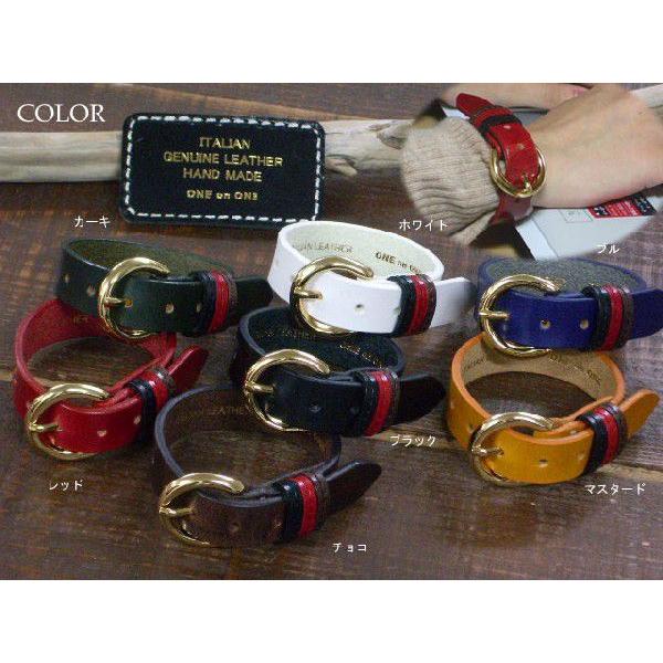 訳ありラス1レザー革 アクセサリーブラスレット リストバンドイタリアンレザーブレスレットトリプルループ Made in Japan 日本製 |  | 02