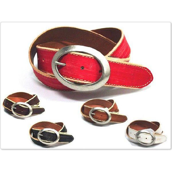 ベルト メンズ 通販 カジュアルオーバルバックルブラストベルトレザー革 ベルト | 