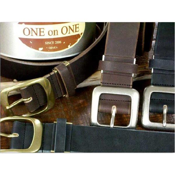 ベルト/革/本革ダントツ人気のONEonONEオリジナル本革レザー通勤に!シンプルで本格的なバックル/こだわり素材のベンズレザーシンプルベルトあす楽対応/日本製 |  | 01