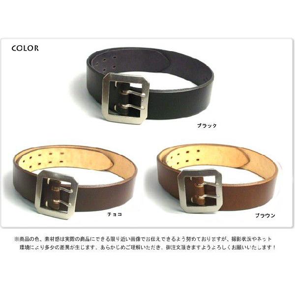 ベルトメンズ レディース 二つ穴ベルト 通販 カジュアルONEonONE GENUINEベンズレザーダブルピンベルト カジュアルベルト日本製 |  | 02