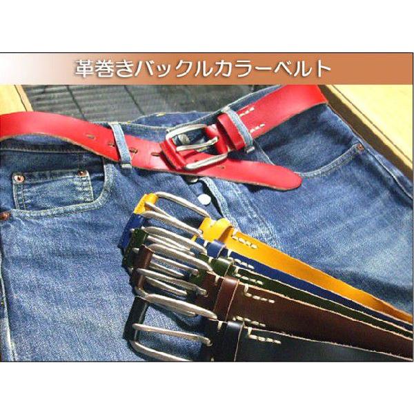 ベルト 革 本革 ベルトメンズ カジュアル 限定 革巻きバックルハンドグリップベルト カジュアルベルト | 