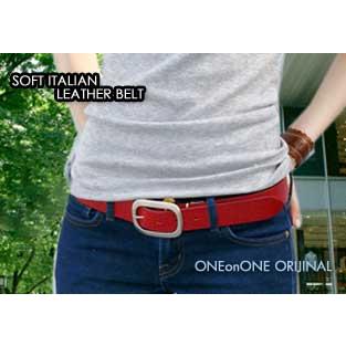 ベルト メンズカジュアルイタリアンソフトレザーベルト日本製 | 