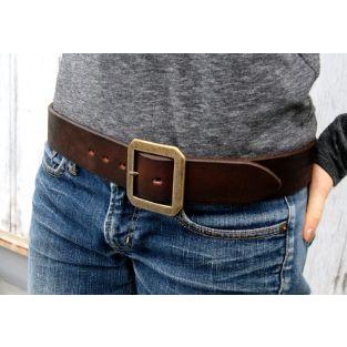 ベルト/革/本革/メンズ/通販/カジュアル/ONEonONE/GENUINEショルダーレザー/革/シングルピンベルト/ウエスタンベルトbelt革皮レザーMEN'S/あす楽対応/日本製 | 