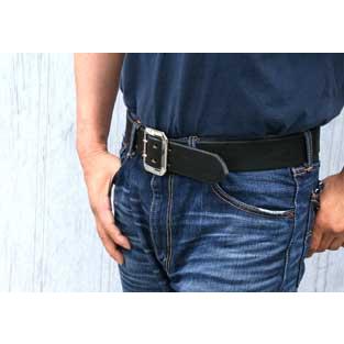 ベルト レディース メンズ 二つ穴ベルト 通販 カジュアルONEonONE GENUINEショルダーレザー革 ダブルピンベルト ウエスタンベルト日 |  | 01