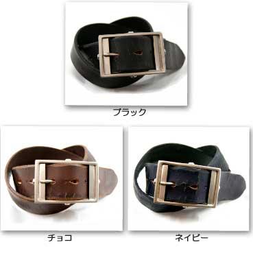ベルト 革 本革 メンズ 通販 カジュアル ワンオンワン GENUINEひび割れ加工レザー 革 シングルピンベルトbelt革皮レザーMEN'S あす楽対応 日本製 |  | 02