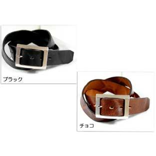 ベルト メンズ カジュアル柔らか艶々イタリアンレザーのハンドグリップベルト日本製 |  | 02