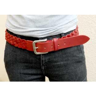 ベルト 通販 カジュアルレトロな雰囲気を漂わせるベンズレザー本革 のメッシュベルト |  | 01