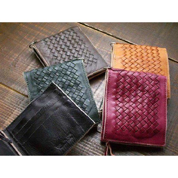財布 通販 レディースワンオンワンオリジナルレザーイントレチャート 二つ折財布 | 