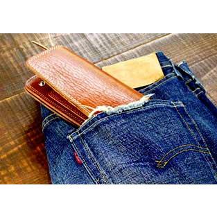 メンズ財布 レザーウォレット 通販ワンオンワンオリジナルレザー革 ダブルステッチ長財布 | 