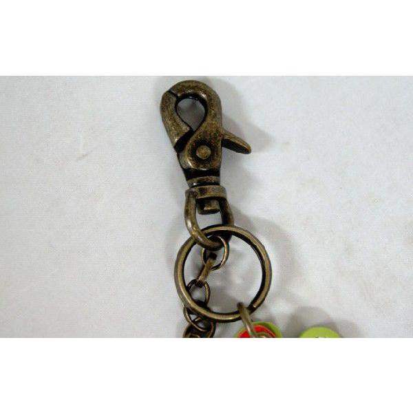 ワンオンワンオリジナルワンオンワンハッピーチャームキーホルダーウォレットチェーン ロープ 通販革製品 革小物日本製 |  | 03