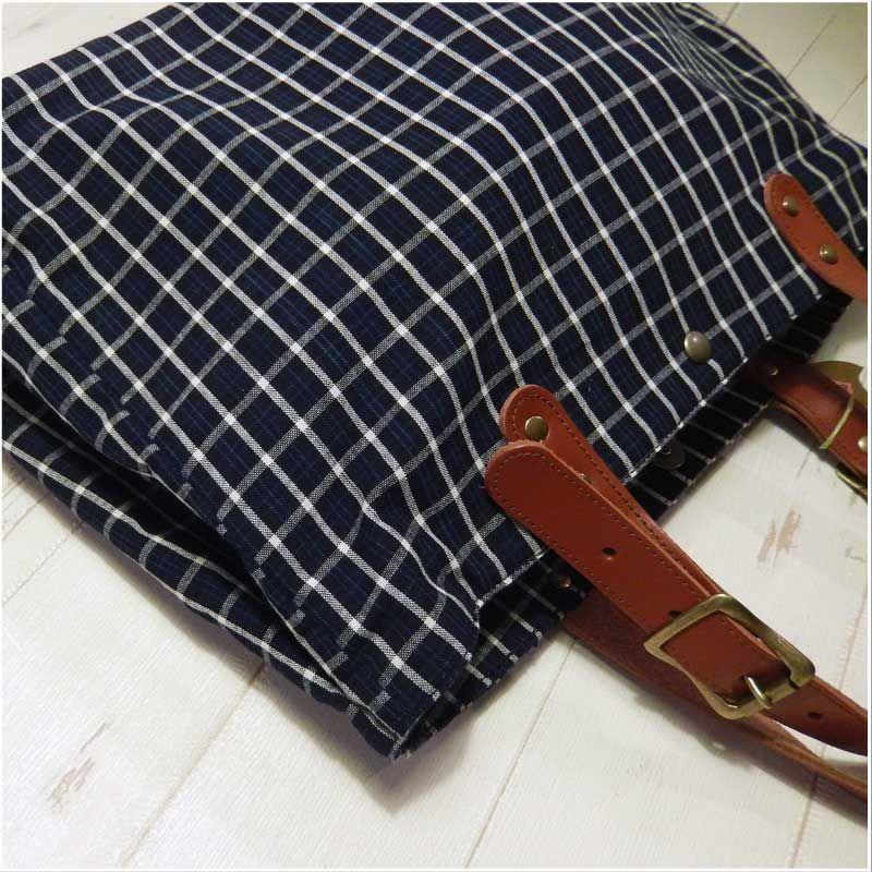 H 伝統織物松阪木綿のオリジナルトートバッグ 日本製 |  | 02