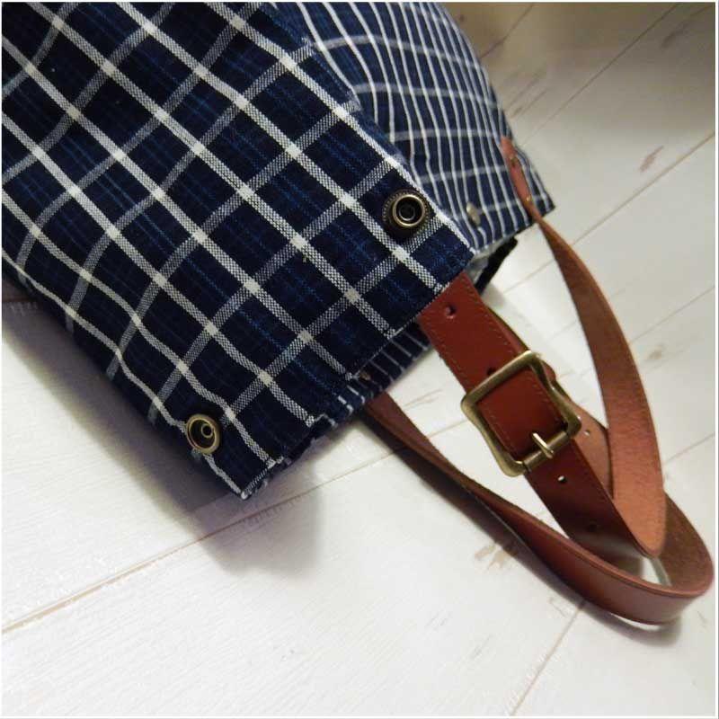 H 伝統織物松阪木綿のオリジナルトートバッグ 日本製 |  | 05