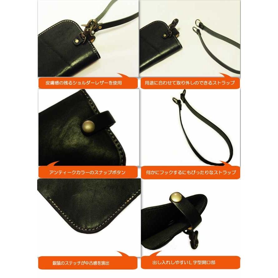 ワンオンワン ショルダーレザーユーティリティーポーチ |  | 01