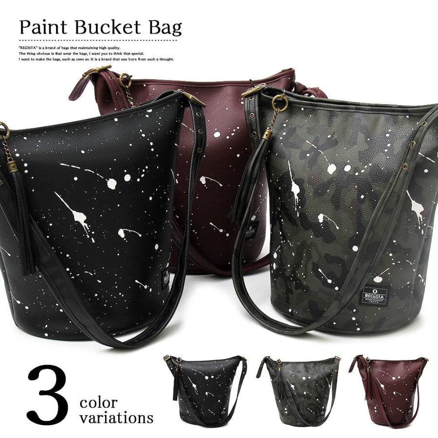 ショルダーバッグ ペイントバッグ バッグ 斜め掛けバッグ バケツバッグ 肩掛け カジュアル デイリーユース 鞄 通学 軽い シンプル 人気 バッグ | 