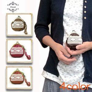 小銭入れ コインケース Flortコロンと可愛い手のひらサイズのリアルレザーコインケースがま口タイプ | 