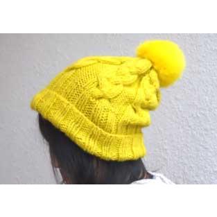 アミティーラビットファーぼんぼん付きフィッシャーマンニット帽帽子 メンズ帽子 レディース帽子 ハット キャップ ニット帽 通販AW |  | 01