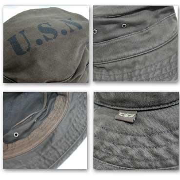 ハット 帽子 ガロン サンピラーU.S.Nコットンハット日本製 |  | 01