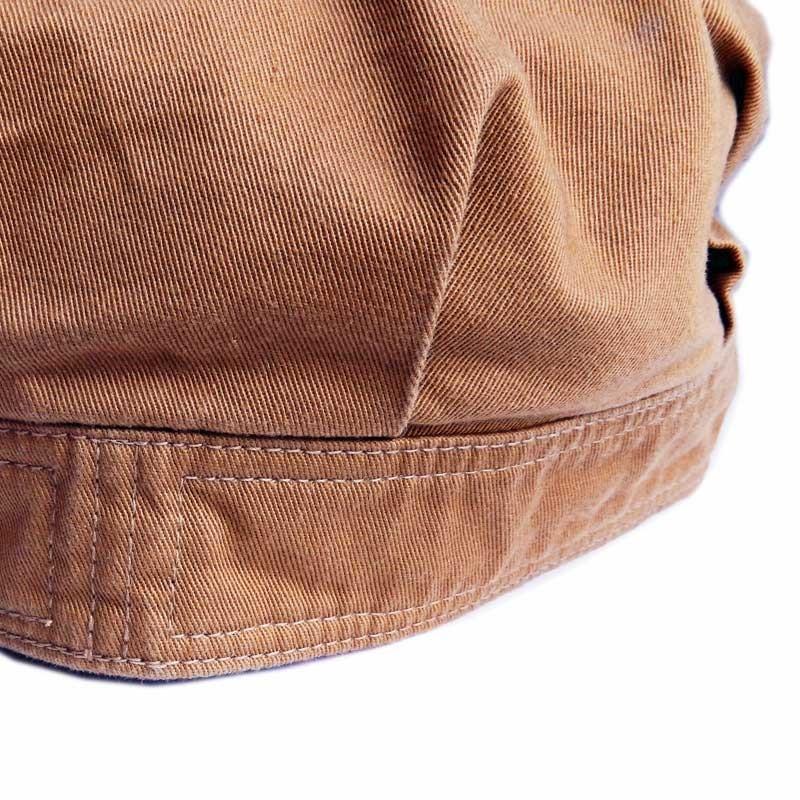 ワークキャップ 帽子 ガロン サンピラー“FARMER”ワークキャップタック付、レザーアジャスター付 日本製 |  | 05