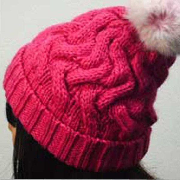 カラーファーケーブルニット帽帽子 メンズ帽子 レディース帽子 ハット キャップ ニット帽 通販AW | 