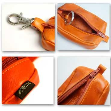 サンピラー リアルレザーハンドメイド2Wayケース小銭入れ・キーケース ガロン 日本製 |  | 01