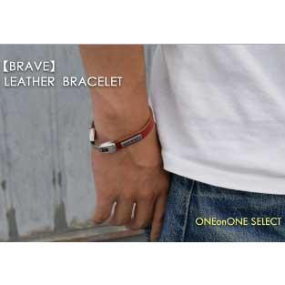 ブレスレット バングル 革小物クラッキング加工革ブレスレット | 