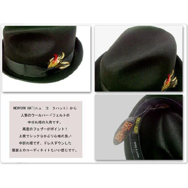 ニューヨークハットNEWYORKHATウールフエルト中折れハットslimAW帽子 メンズ帽子 レディース帽子 ハット キャップ ニット帽 通販R |  | 01