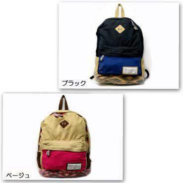 リュックサック アネロ バックパック デイバック イカット柄使いのキャンバス |  | 02