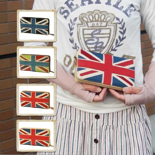 長財布  ロングウォレット アネロ ユニオンジャック ウォレット | 