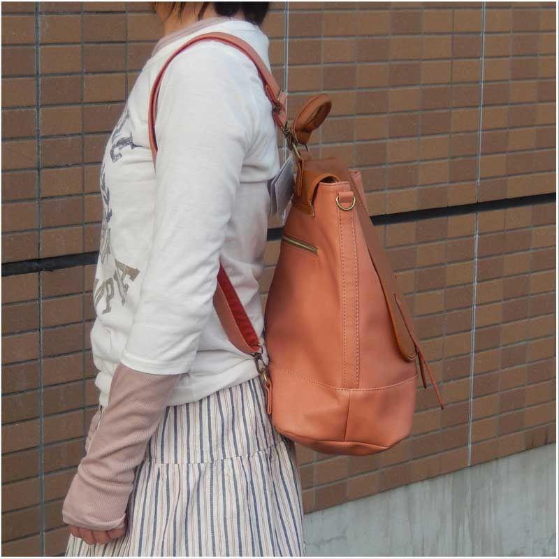 リュックサック アネロ バックパック デイバック フェイクレザースクエアリュック 3Wayバッグ |  | 01