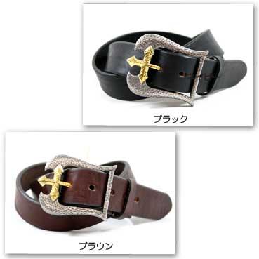 ベルト メンズ 通販ディープゾーン栃木レザーベルト、金色部分が真鍮の馬蹄型ピューターバックルのベルトです日本製 |  | 02