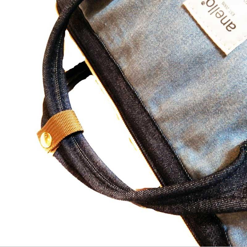 リュックサック アネロ バックパック デイバック ガバッと開いて一目で分かる!2way デニム ワイヤー リュック |  | 05