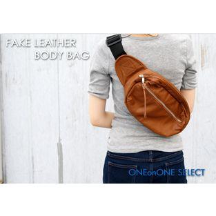メンズバッグ 通販アネロ スタイリッシュフェイクレザーボディーバッグ | 